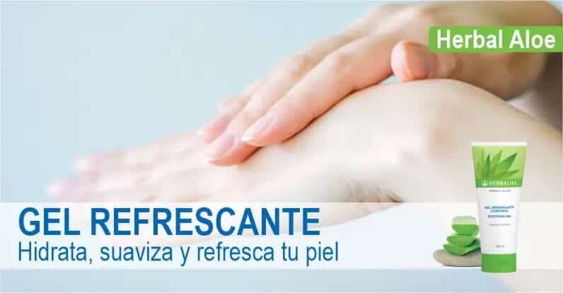 Gel Suavizante de Herbal Aloe 3 Gel Hidratante de Herbalife 2 2