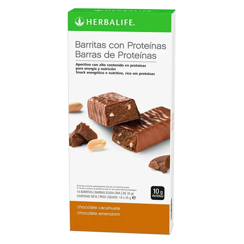 Barritas con proteínas Herbalife con cacahuete 1 barritas con proteinas herbalife 1